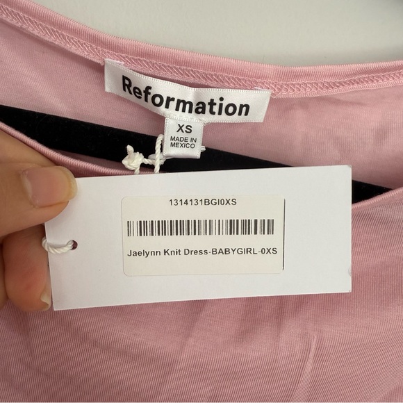 NWT Reformation Jaelynn Knit Dress Babygirl - Size XS - Picture 4 of 4